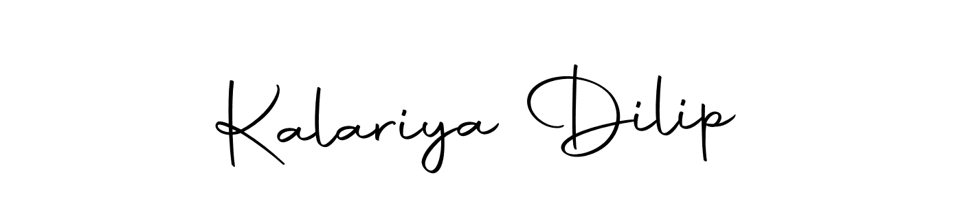 Design your own signature with our free online signature maker. With this signature software, you can create a handwritten (Autography-DOLnW) signature for name Kalariya Dilip. Kalariya Dilip signature style 10 images and pictures png
